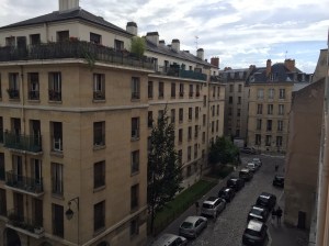 View from our Paris apartment