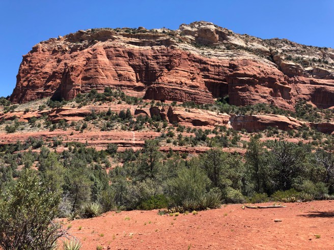 Sedona's red rocks from Devil's Bridge Trail