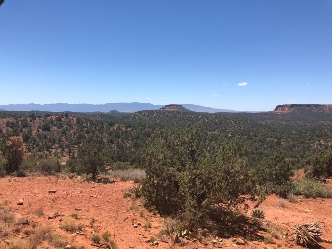 Scenic views from Devil's Bridge Trail in Sedona