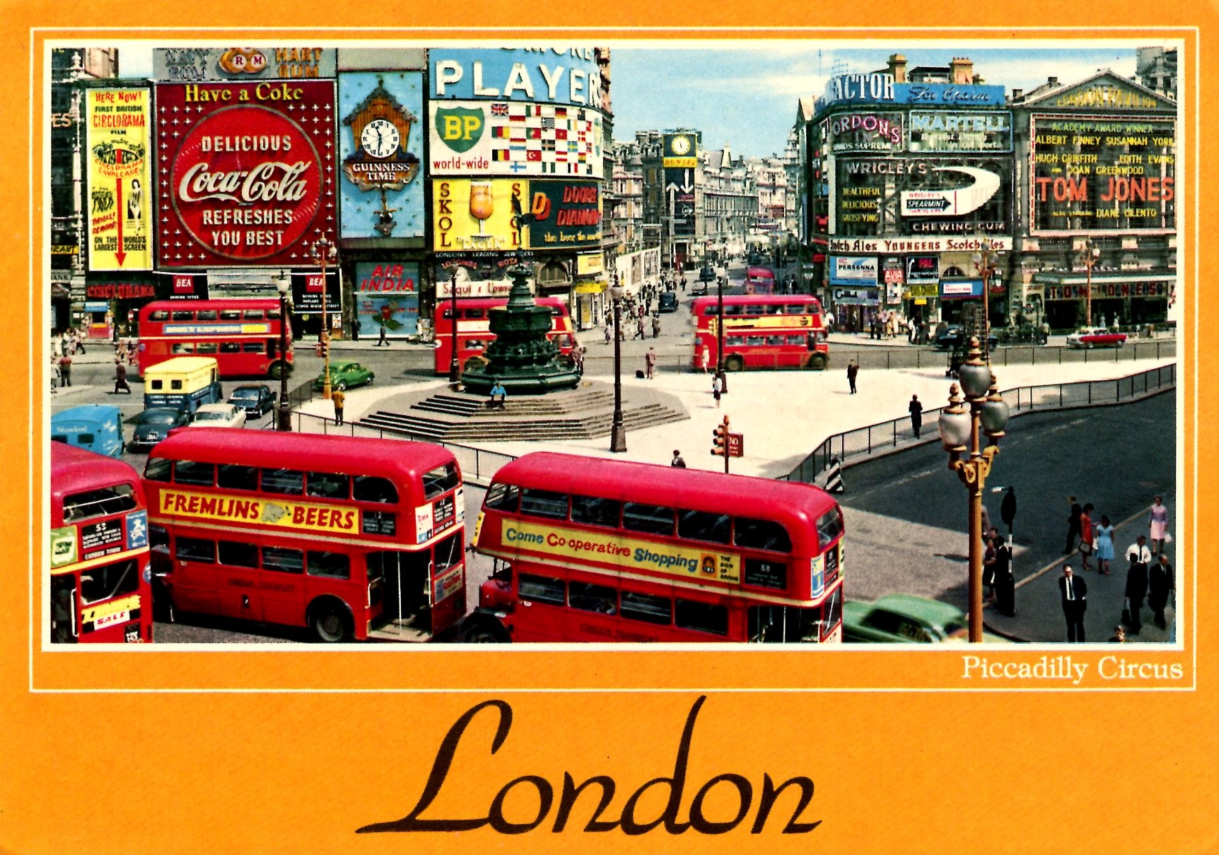 Postcard of Piccadilly Circus