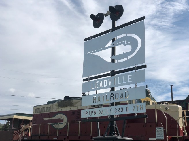 Train station at Leadville, Colorado