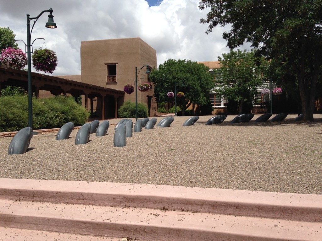 "Santa Fe Current" sculpture by Colette Hosmer