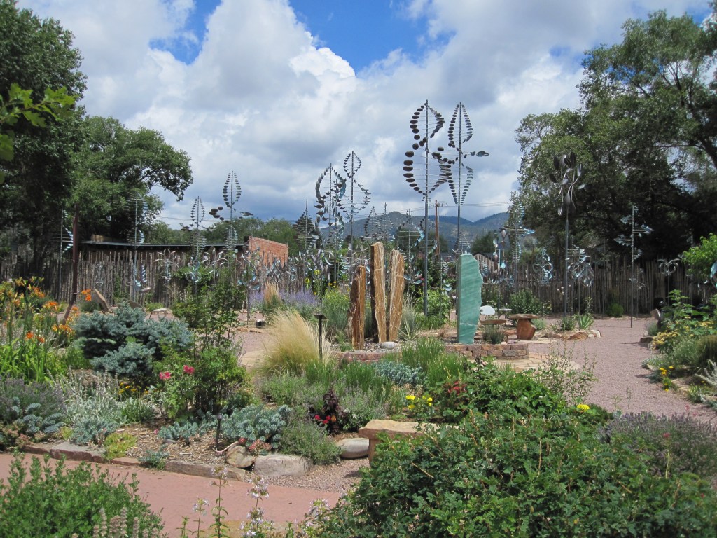 Whirligig garden in Santa Fe