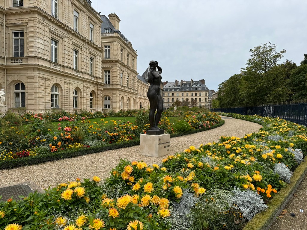 French Senate building at Luxembourg Garden