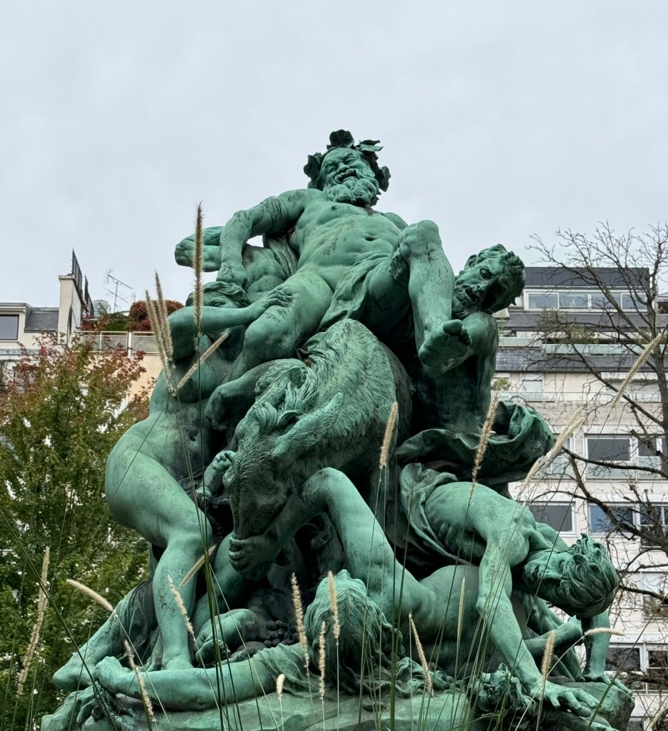 Bacchus (Dionysus) statue at Luxembourg Garden